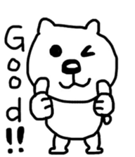 He is a very cute bear. sticker #7973042