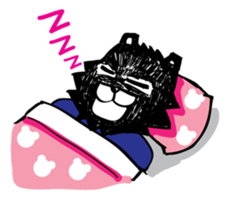 Black Bear No Business [TH] sticker #7973340