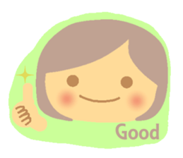 Wonderful girl sticker #7973766