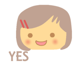 Wonderful girl sticker #7973767