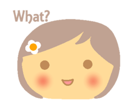 Wonderful girl sticker #7973774