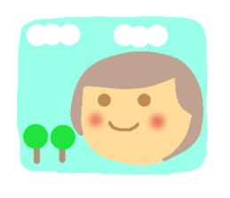 Wonderful girl sticker #7973791