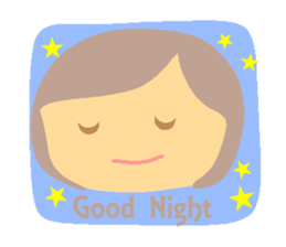 Wonderful girl sticker #7973795