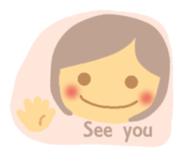 Wonderful girl sticker #7973796