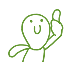 I'm happy to be a turtle [Kame-kko2] sticker #7976168