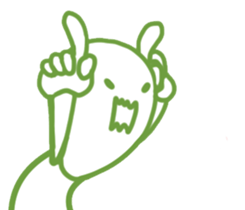 I'm happy to be a turtle [Kame-kko2] sticker #7976193