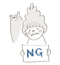 Daily life of a bear and I sticker #7976253