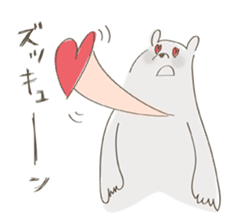 Daily life of a bear and I sticker #7976262
