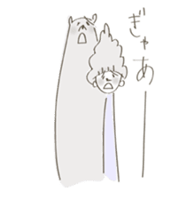 Daily life of a bear and I sticker #7976282
