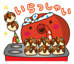 This is the Osaka food (takoyaki)japan 2 sticker #7976284