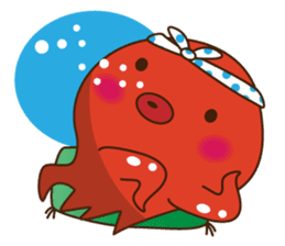 This is the Osaka food (takoyaki)japan 2 sticker #7976286