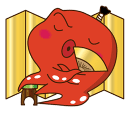 This is the Osaka food (takoyaki)japan 2 sticker #7976296