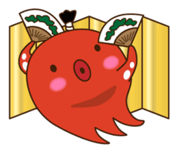 This is the Osaka food (takoyaki)japan 2 sticker #7976299