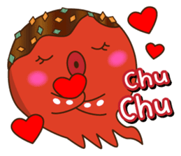 This is the Osaka food (takoyaki)japan 2 sticker #7976304