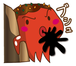 This is the Osaka food (takoyaki)japan 2 sticker #7976315
