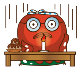 This is the Osaka food (takoyaki)japan 2 sticker #7976317