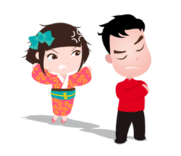 Kokoro & Tomo sticker #7976440