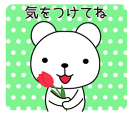 Bear's useful words <Contact and reply> sticker #7976701