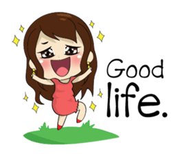 Gorgeous plump girl (EN) sticker #7976844