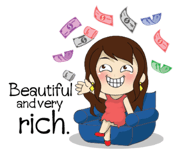 Gorgeous plump girl (EN) sticker #7976845