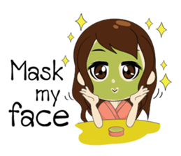 Gorgeous plump girl (EN) sticker #7976847