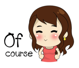 Gorgeous plump girl (EN) sticker #7976848