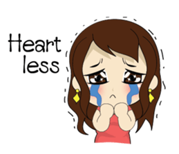 Gorgeous plump girl (EN) sticker #7976850