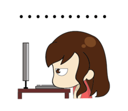 Gorgeous plump girl (EN) sticker #7976851