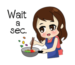 Gorgeous plump girl (EN) sticker #7976852