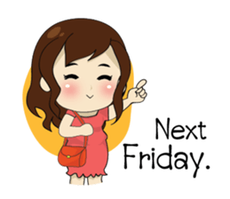 Gorgeous plump girl (EN) sticker #7976853