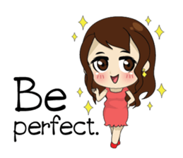 Gorgeous plump girl (EN) sticker #7976863