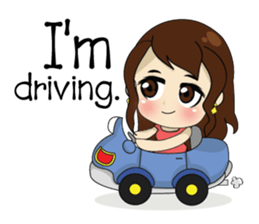 Gorgeous plump girl (EN) sticker #7976864