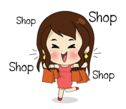 Gorgeous plump girl (EN) sticker #7976865