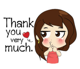 Gorgeous plump girl (EN) sticker #7976869