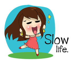 Gorgeous plump girl (EN) sticker #7976877