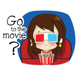 Gorgeous plump girl (EN) sticker #7976880