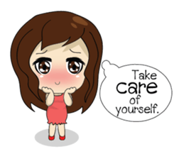 Gorgeous plump girl (EN) sticker #7976881