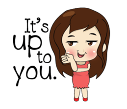 Gorgeous plump girl (EN) sticker #7976883