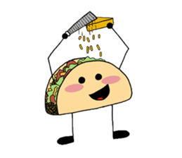 Tacs the Taco sticker #7976886