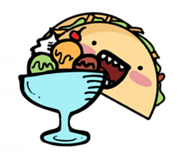 Tacs the Taco sticker #7976897