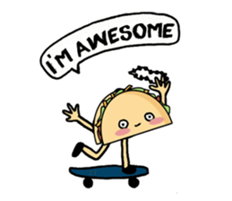 Tacs the Taco sticker #7976899