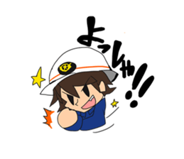 Let's Go!! Japanese Volunteer Fire Corps sticker #7977949