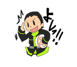 Let's Go!! Japanese Volunteer Fire Corps sticker #7977950