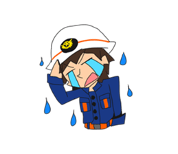 Let's Go!! Japanese Volunteer Fire Corps sticker #7977954