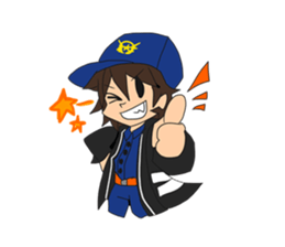 Let's Go!! Japanese Volunteer Fire Corps sticker #7977958