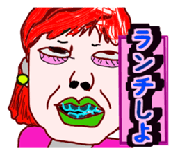 Crazy Face Girls vol,2 sticker #7977973