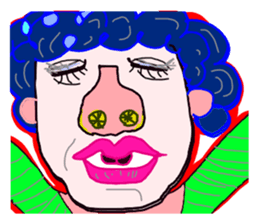 Crazy Face Girls vol,2 sticker #7977993