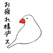 kafu the javasparrow sticker #7978727