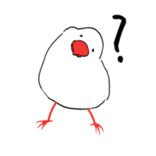 kafu the javasparrow sticker #7978749