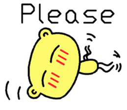 The dog is a English learning beginner sticker #7979410